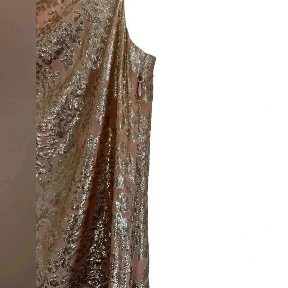 J Crew Silk and Metallic Sleeveless Top Size 2 - Picture 12 of 16